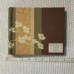 Hallmark Floral Photo Album - Green, Brown, Cream
